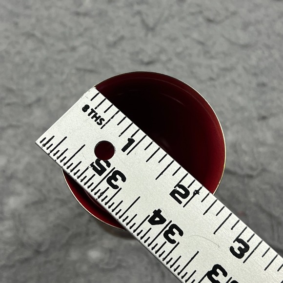 Vintage Reed & Barton Silverplate Double Jigger Red and Green Enamel #231 - Picture 9 of 12